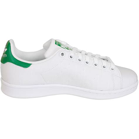 adidas stan smith s82253 weiß grün strukturiertes leder damen herren|Adidas Stan Smith Sneaker weiß grün .